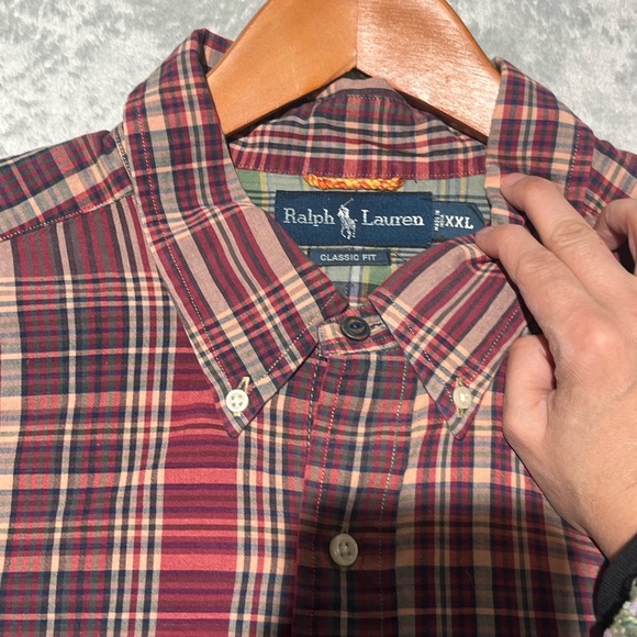 Ralph Lauren Other - Ralph Lauren Men's Plaid Button Down Shirt - Red and Blue